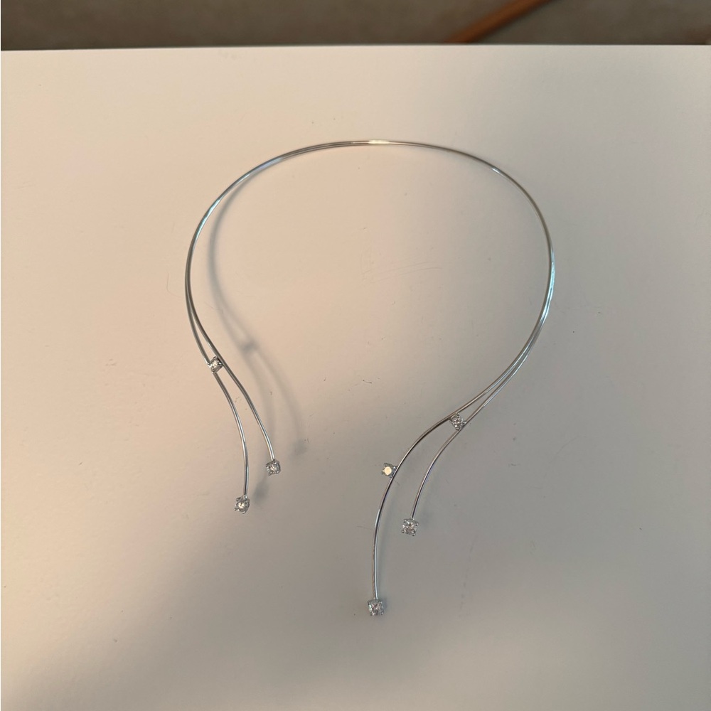 Elegant Silver Women's Jewelry Neckware